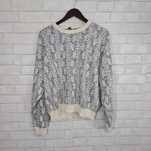 Women's Multicolor Crew Neck Sweater